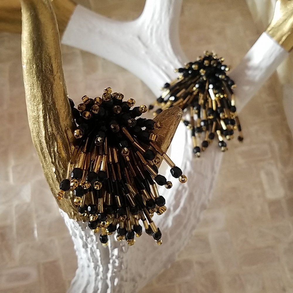 Vintage Beaded Earrings